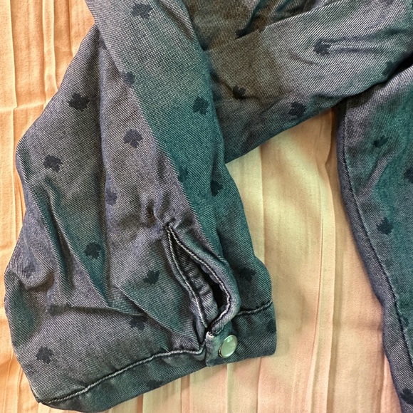 BLUE crop formal top - Picture 5 of 5